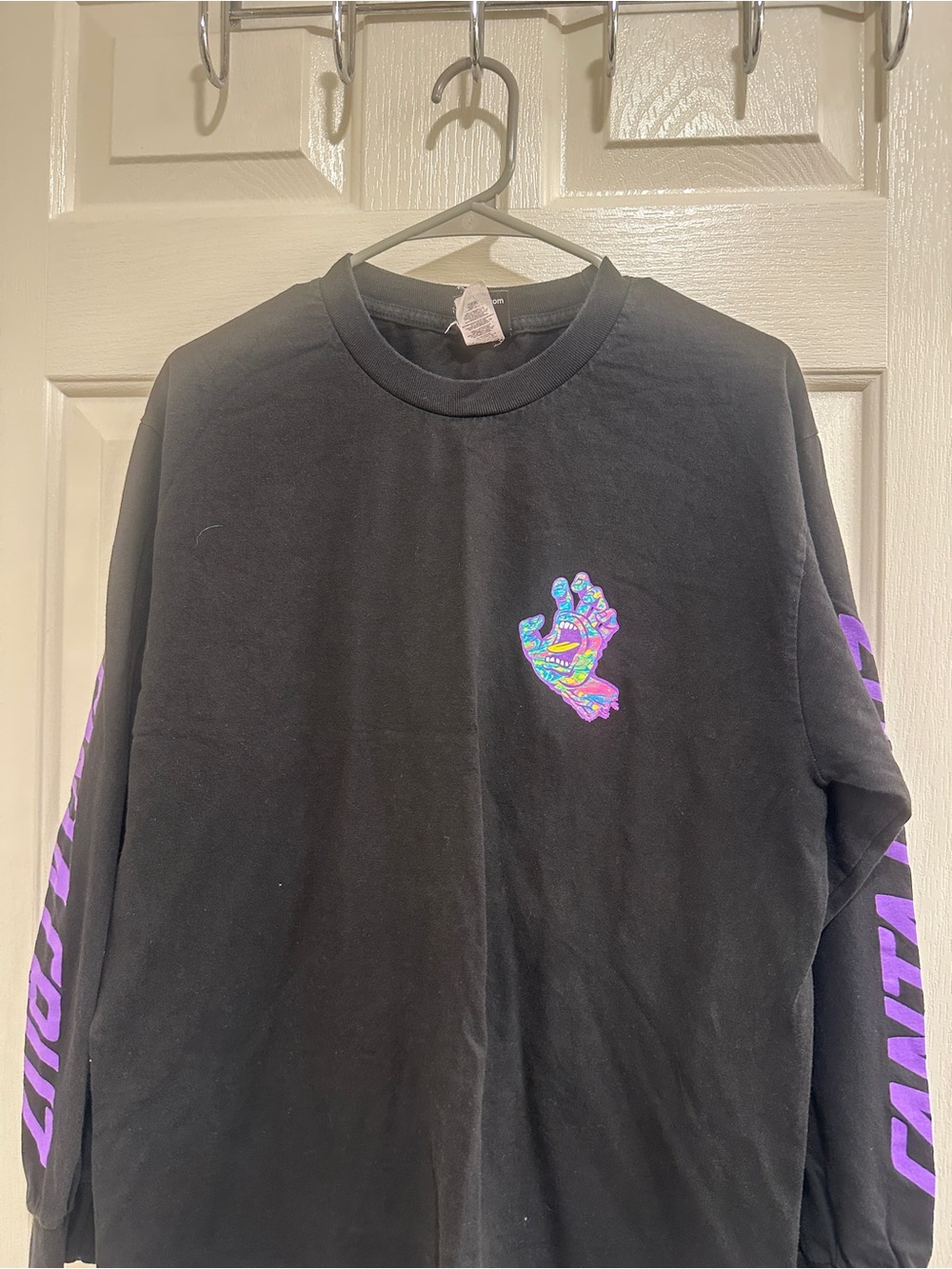 Santa Cruz Skateboards Black Long-Sleeve Tee